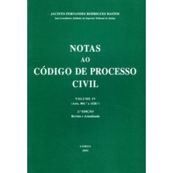 Notas Ao Código De Processo Civil