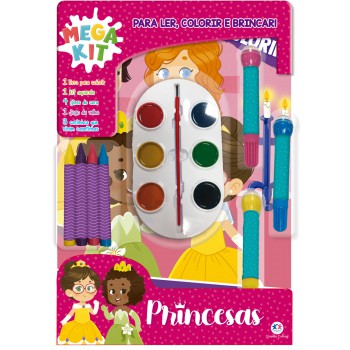 Princesas - Ler, Colorir E Brincar