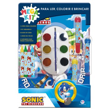 Sonic - Ler, Colorir E Brincar