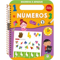 Números - Escreva E Apague - Livro Com Espiral