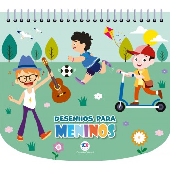 Desenhos Para Meninos - Livro Com Canetinha