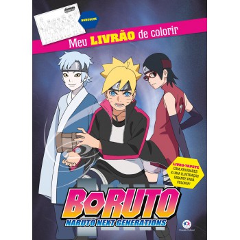 Boruto - Meu Livrão De Colorir
