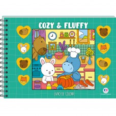 Cozy And Luffy Green - Livro De Colorir