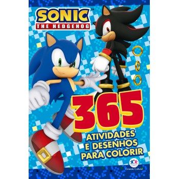 Sonic - 365 Atividades E Desenhos Para Colorir