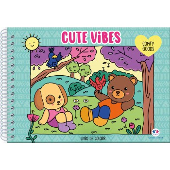Cute Vibes - Livro De Colorir