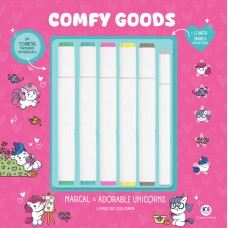 Magical E Adorable Unicorns - Livro De Colorir Com 6 Marcadores