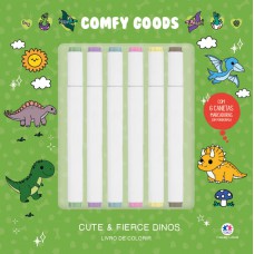 Cute And Ierce Dinos - Para Colorir