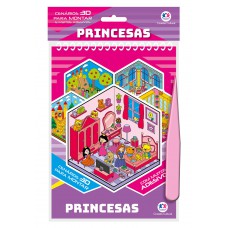 Princesas Com Adesivos 3d