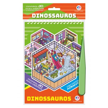Dinossauros Com Adesivos 3d