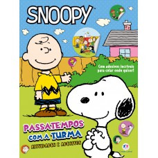 Snoopy - Passatempos Com A Turma - Livro Com Adesivos Pra Colar Onde Quiser!