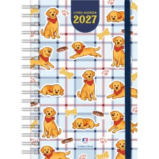 Livro Agenda 2027 Cachorro Caramelo - Organização E Planejamento