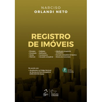 Registro De Im-veis - 3ª Edição 2027