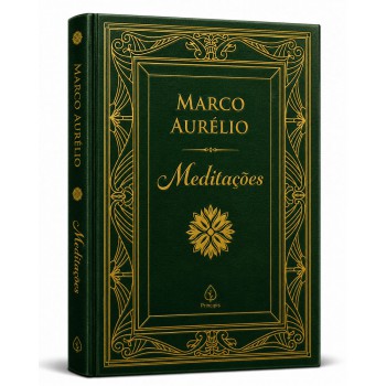 Meditações - Edição Especial De Luxo Almofadada Com Bordas Douradas E Fitilho
