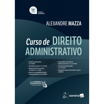 Curso De Direito Administrativo - 16ª Edição 2026