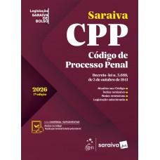 C-digo De Processo Penal - Legislação Saraiva De Bolso - 7ª Edição 2026