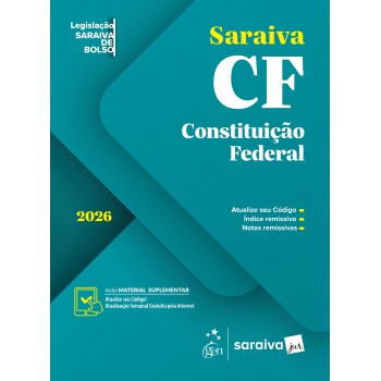 Constituição Ederal - Legislação Saraiva De Bolso - 1ª Edição 2026