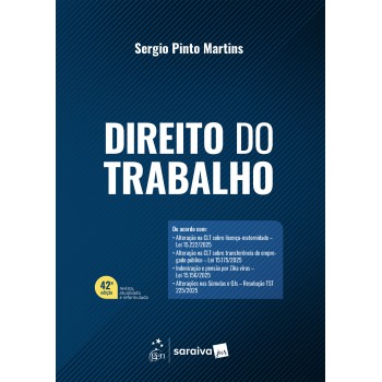 Direito Do Trabalho - 42ª Edição 2026