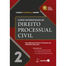 Curso Sistematizado De Direito Processual Civil - Vol.2 - 15ª Edição 2026 Curso Sistematizado De Direito Processual Civil - Vol.2 - 15ª Edição 2026