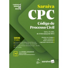 C-digo De Processo Civil - Legislação Saraiva De Bolso - 8ª Edição 2026
