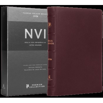 Bíblia Sagrada Nvi Premier Collection, Capa Vinho