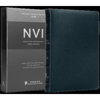 Bíblia Sagrada Nvi Premier Collection, Capa Azul
