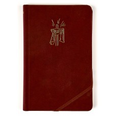 Bíblia Sagrada Slim Nvi, Luxo, Tecido Cereja Sobre Capa Dura, Com Elástico Transversal