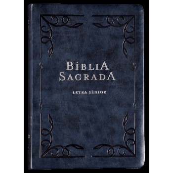 Bíblia Nvi, Letra Sênior, Couro-soft Azul, Leitura Perfeita
