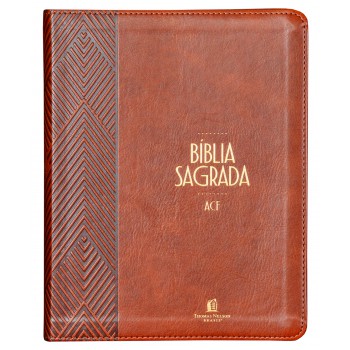 Bíblia Ac Com Espaço Para Anotações, Couro-soft Marrom, Leitura Perfeita