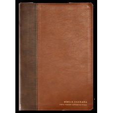Bíblia Nvi Com Espaço Para Anotações, Letra Grande, Couro Soft, Dois Tons De Marrom, Leitura Perfeita Bíblia Nvi Com Espaço Para Anotações, Letra Grande, Couro Soft, Dois Tons De Marrom, Leitura Perfeita