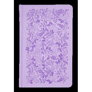 Bíblia Sagrada Slim Ac, Luxo, Couro-soft Sobre Capa Dura, Lavanda, Jardim