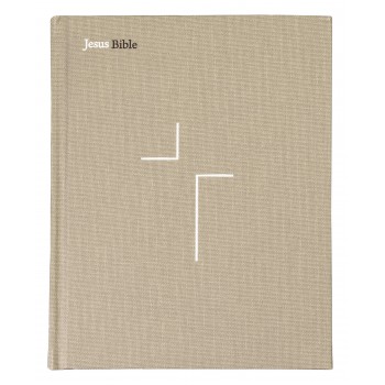 Jesus Bible Nvi Com Espaço Para Anotações, Tecido Sobre Capa Dura, Cinza, Leitura Perfeita