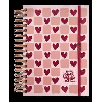 Meu Plano Perfeito: Lorescer, Planner Sem Data Para Adolescentes, Capa Coração | Planner 2026