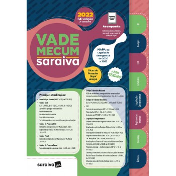 Vade Mecum Saraiva - Tradicional - 34ª Edição 2022