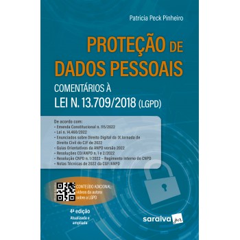 Proteção De Dados Pessoais: Comentários à Lei N 13709/2018 (lgpd) - 4ª Edição 2023