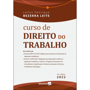 Curso De Direito Do Trabalho - 14ª Edição 2022