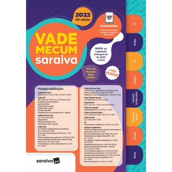 Vade Mecum 2022 Saraiva - Tradicional - 33ª Edição