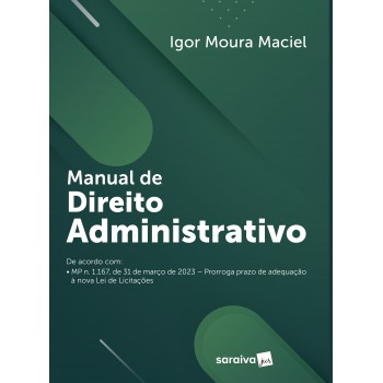 Manual De Direito Administrativo - 1ª Edição 2023