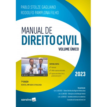 Manual De Direito Civil - Volume único - 7ª Edição 2023