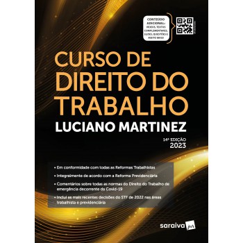 Curso De Direito Do Trabalho - 14ª Edição 2023