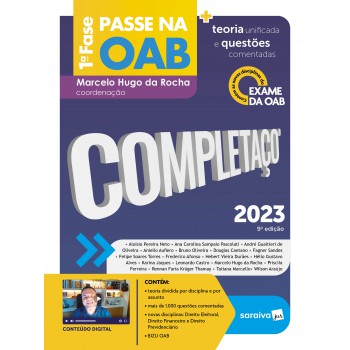 Passe Na Oab 1ª Fase - Completaço - Teoria Unificada - 9ª Edição 2023