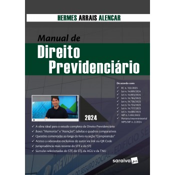 Manual De Direito Previdenciário - 1ª Edição 2024