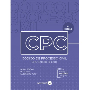 Código De Processo Civil Mini - Legislação Saraiva De Bolso - 6 Edição 2024