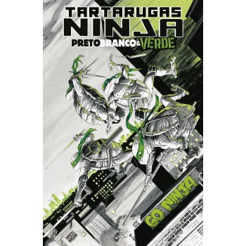 Tartarugas Ninja: Preto, Branco E Verde