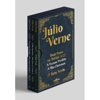 Coleção Júlio Verne Vol. Iv | Box Com 3 Livros