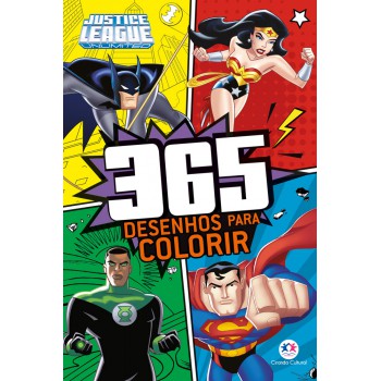 Liga Da Justiça - 365 Desenhos Para Colorir