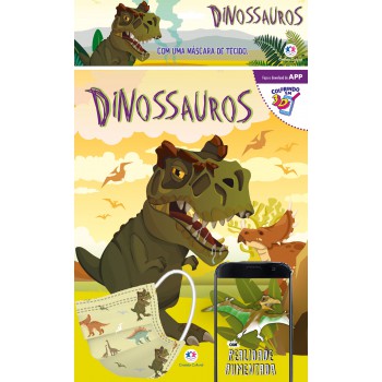 Dinossauros - Kit Com Máscara