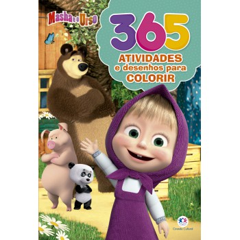 Masha E O Urso - 365 Atividades E Desenhos Para Colorir