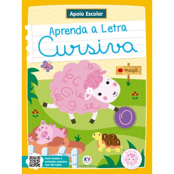 Apoio Escolar - Aprenda A Letra Cursiva: Ovelha Rosa Na Escola