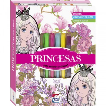 Meu Superlivro Brilhante De Arteterapia! Princesas