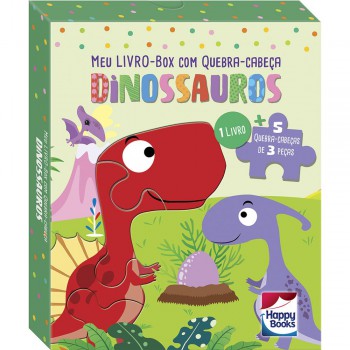 Meu Livro-box Com Quebra-cabeça: Dinossauros